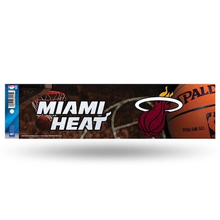 Miami Heat Decal Bumper Sticker Glitter